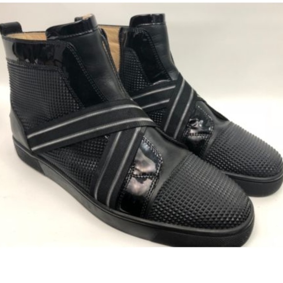 Christian Louboutin Flat Prisma Calf Black Sneaker - Picture 5 of 8